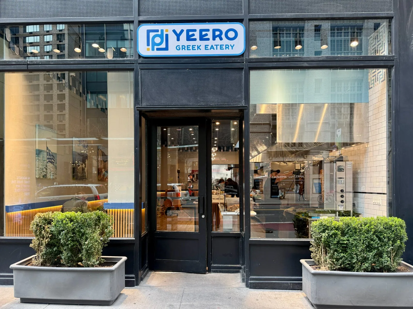 The Yeero Greek Eatery storefront in Midtown Manhattan